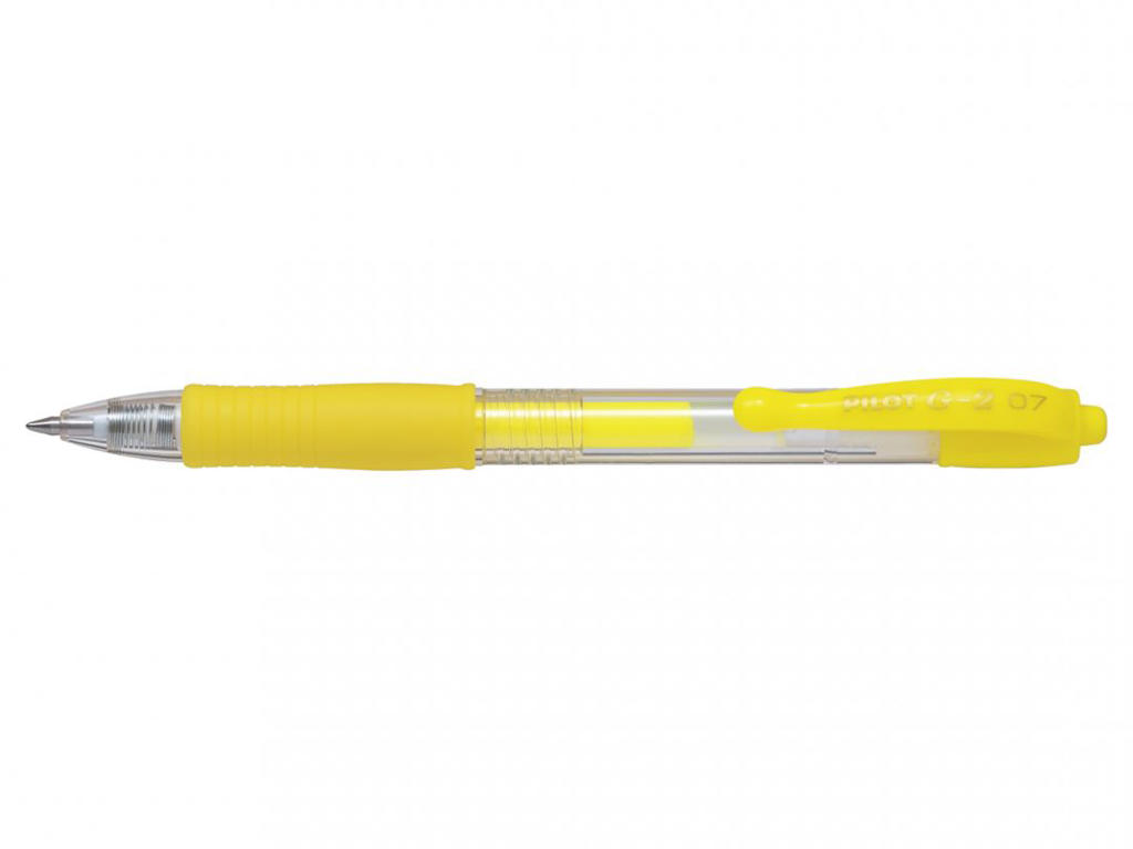 Pilot gelpen G-2 neon 0,7 medium gul