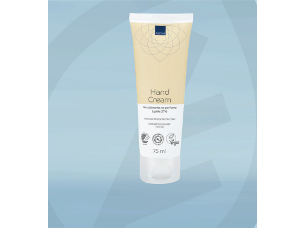 Håndcreme Abena uden farve og parfume 75 ml 21% fedt