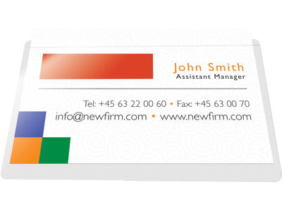 Navneskilt 40x75mm 3L 11162 selvklæbende 24 stk