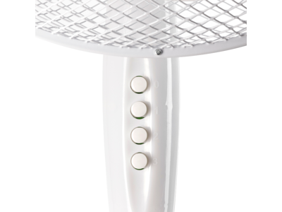 Ventilator gulv Ø 40 cm hvid