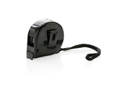 Målebånd - 5m/19mm, sort