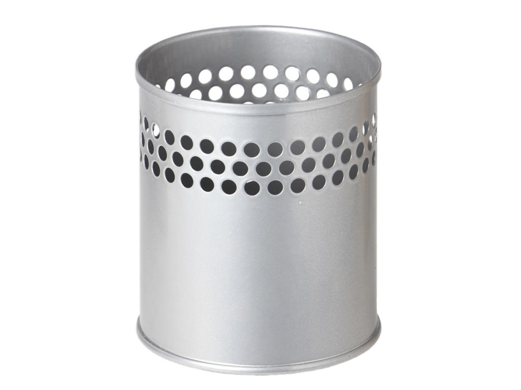 Penneholder Twin metal Sølv