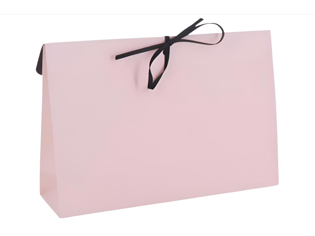 Gavepose 17x5x13cm m/hul rosa 100 stk