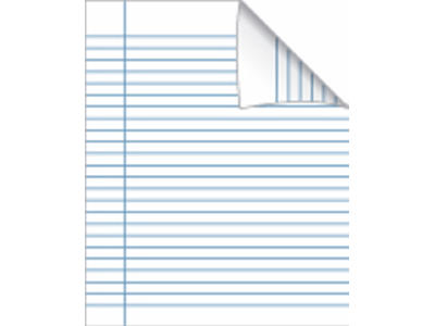 Skolehæfte 17x21 cm 24 linjer antracitgrå