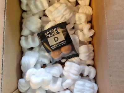 Lakrids by Bülow D | Salt & Caramel | Flowpack | 250 poser