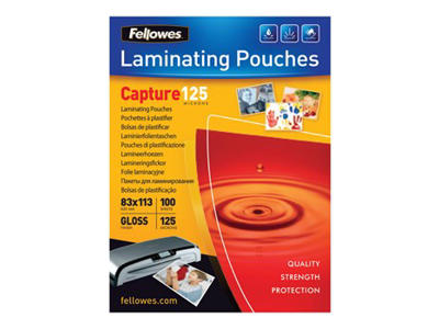 Lamineringslomme A7 83x113mm 125 mic 100 stk