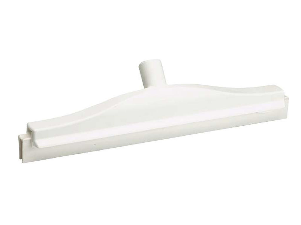 Gulvskraber Vikan med fast led og dobbeltblad hvid 40 cm