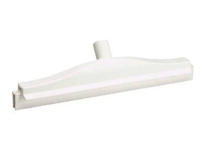 Gulvskraber Vikan med fast led og dobbeltblad hvid 40 cm