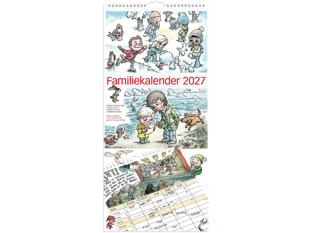 Familiekalender Otto Dickmeiss & Lilja Scherfig 2027
