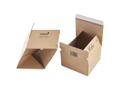 Webæske 200x200x100 mm brun