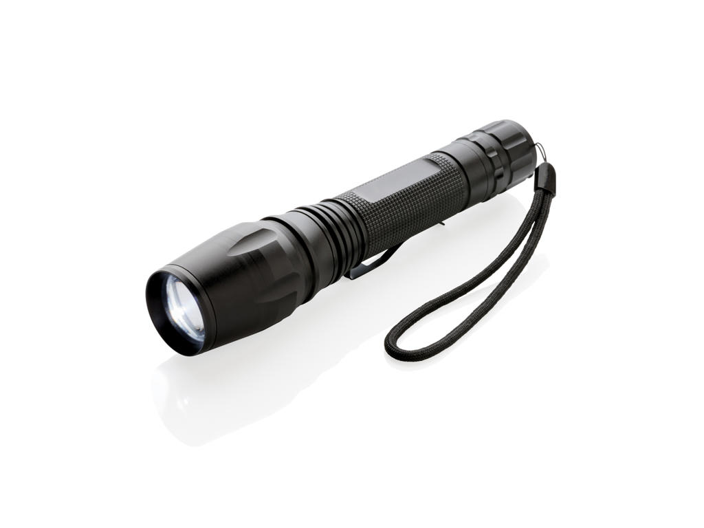 10W CREE lygte i høj kvalitet, sort