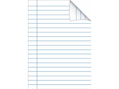 Skolehæfte A4 32 linjer mørkegrøn