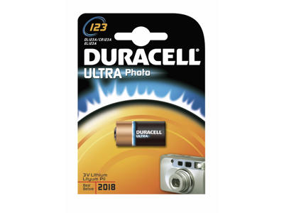 Batteri Duracell Photo CR123A