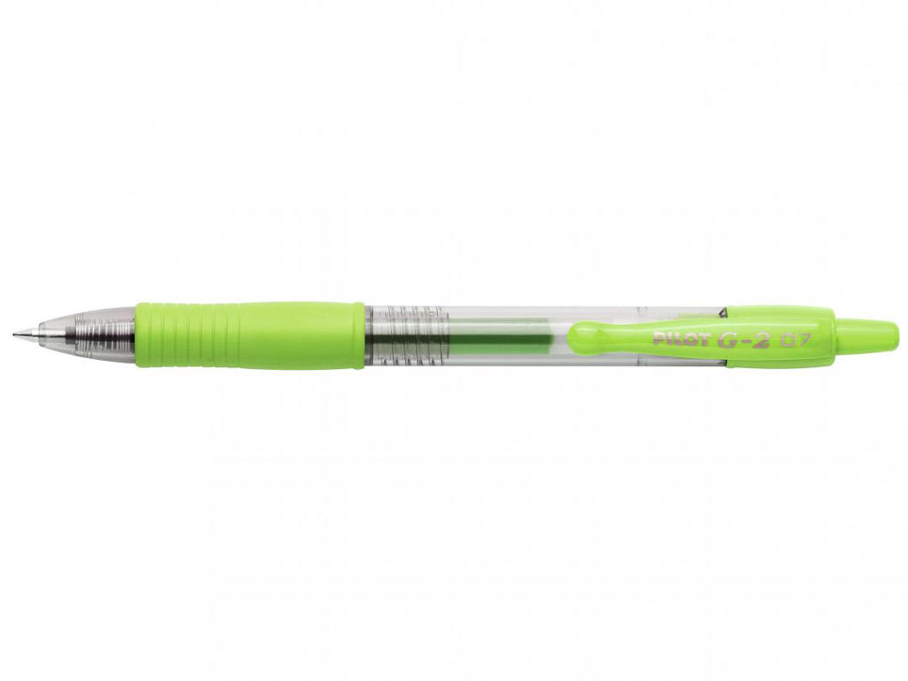 Pilot gelpen G-2 0,7 medium limegrøn