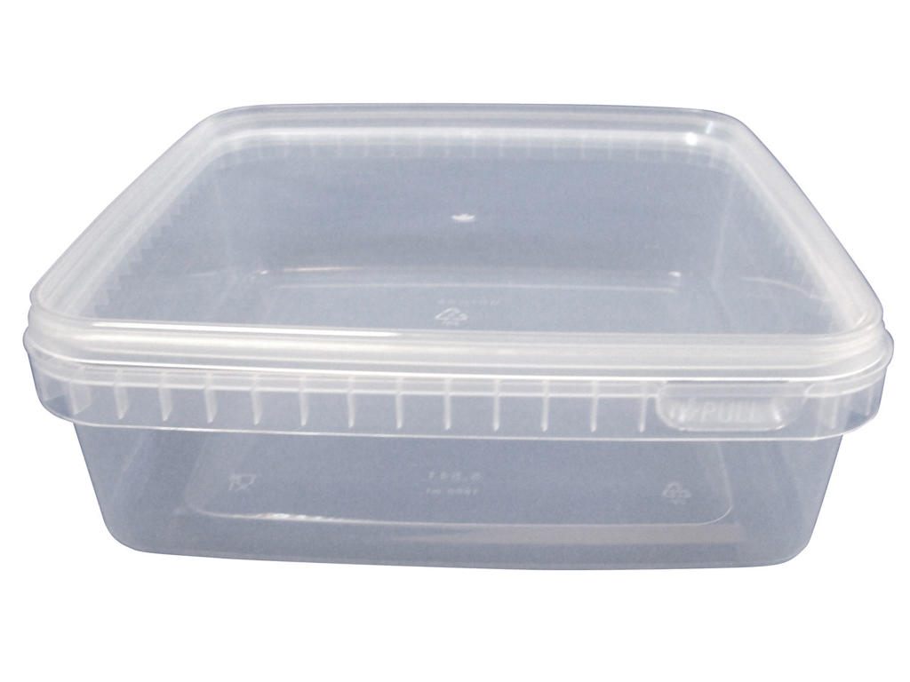 Plastbøtte 1300 ml 195x195x51 mm 58 stk