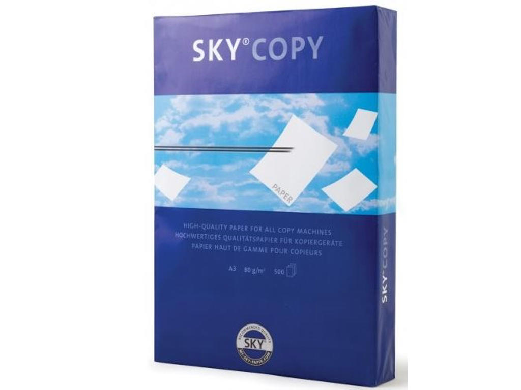 Kopipapir A3 | SKY COPY | 80 g | 500 ark | Min. 1 palle