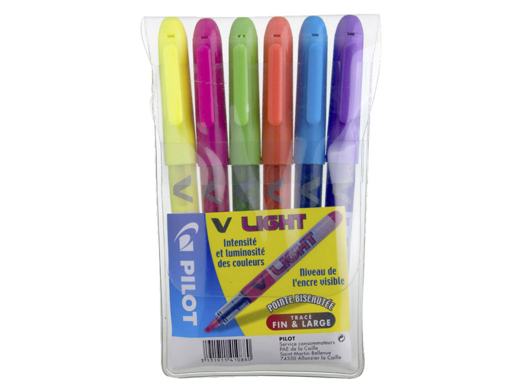 Overstregningstusch | Pilot | V-Liquid | 6 ass