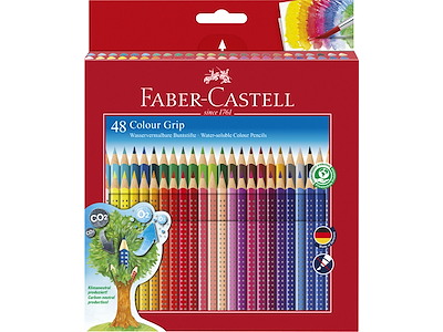 Farveblyant Faber Castell Grip 2001 48 ass.