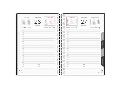 Dagkalender sort PP-plast 2027