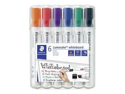 Whiteboardmarker Lumocolor 351B 6 ass. 2-5 mm