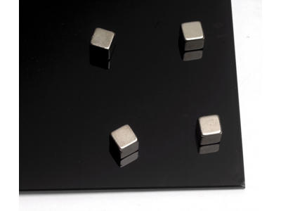 Magneter | Naga | til glastavle | 1x1x1cm | cube | stål | 4 stk