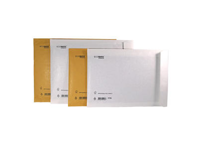 Boblekuvert Ecomax No. 17/G (indv 230x340mm) brun 100 stk