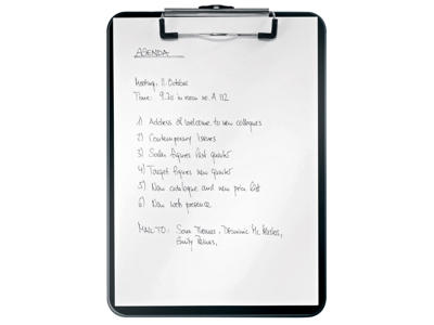 Clipboard A4 uden omslag WOW hård plast sort