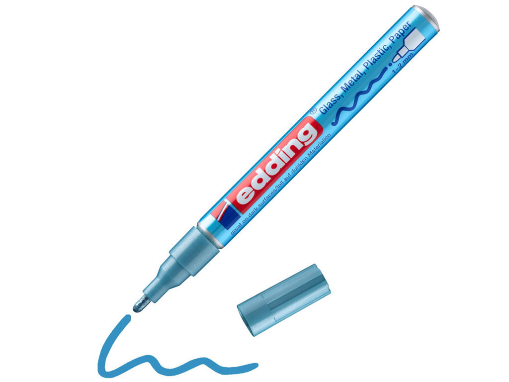 EDDING 751 OPAK MARKER LYS BLÅ