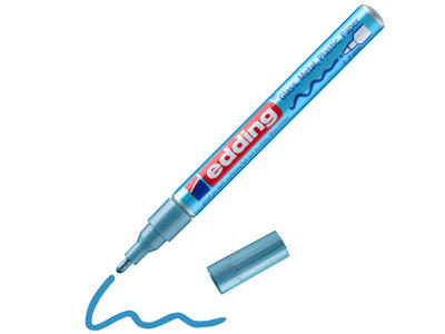 EDDING 751 OPAK MARKER LYS BLÅ