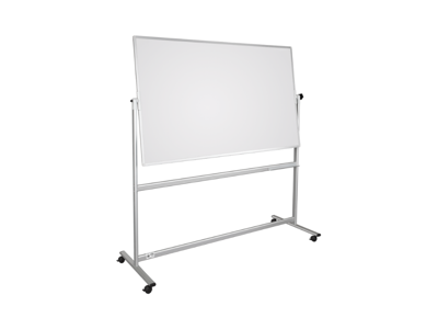 Mobil og vendbar Naga whiteboard 100 × 200 cm hvid