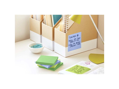 Post-it Super Sticky 101x101mm Oasis lin ass 6 stk