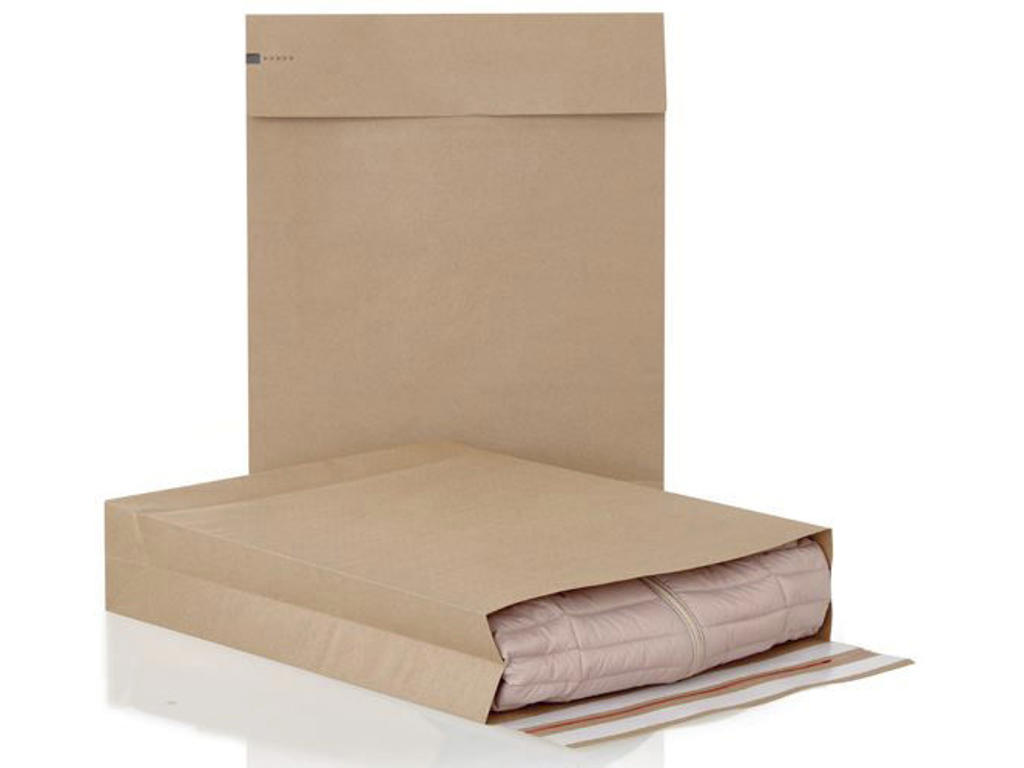 Forsendelsesposer 350x450x120mm brun papir 
