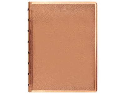 Notesbog Filofax A5 linjeret saffiano Rose Gold