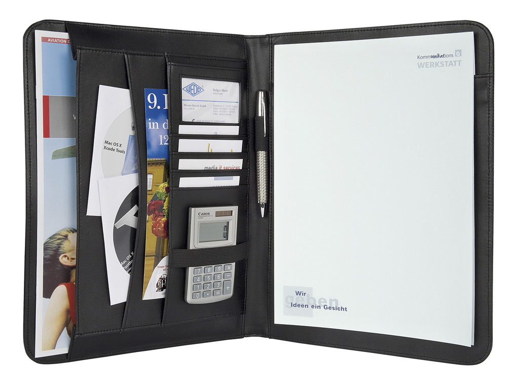 Konferencemappe A4 Wedo Elehance sort