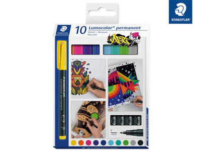 Marker Lumocolor 318 F 10 ass 0,6 mm 