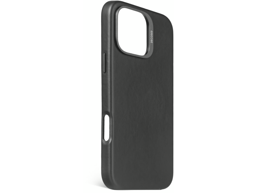 Cover til iPhone 16 Pro Max Decoded læder sort