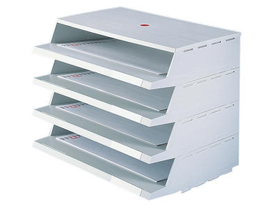 Brevbakker Twin Panorama grå 4 bakker 2100-9