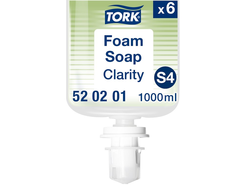 Skumsæbe Tork S4 520201 Clarity 6x1000ml 