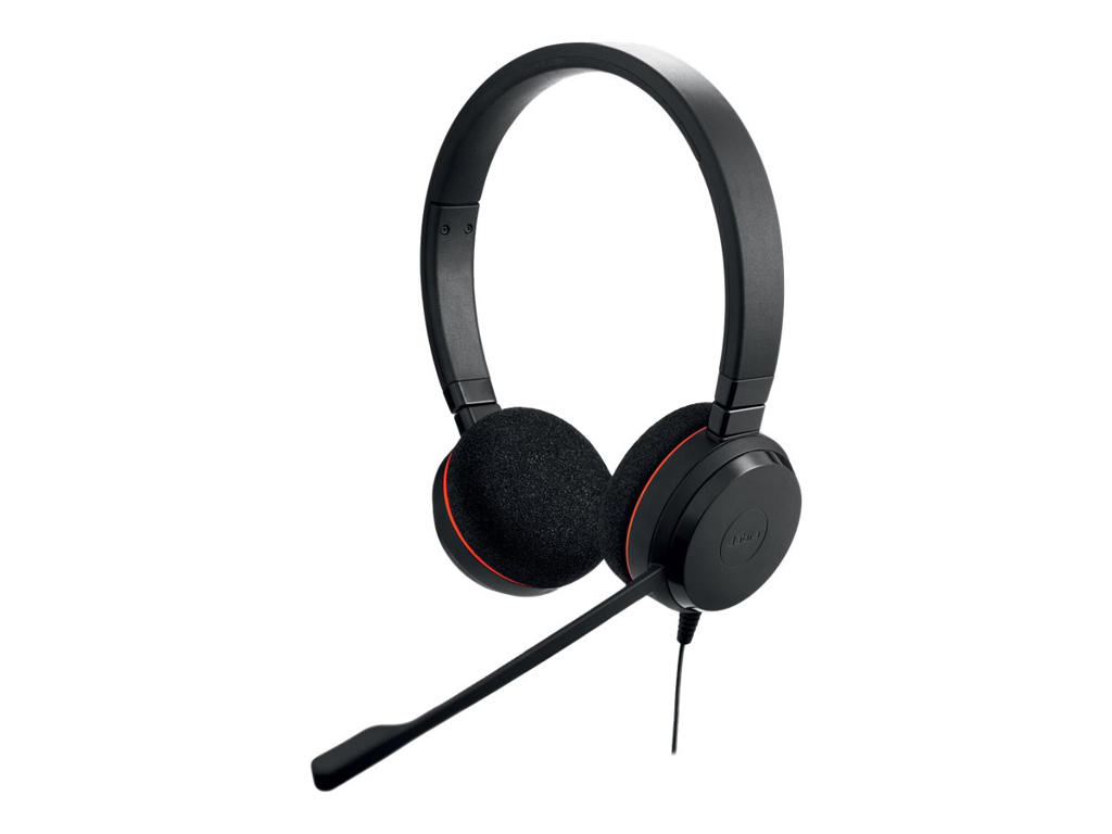 Headset Jabra Evolve 20 MS stereo USB sort