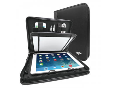 Salgsmappe til tablet A5 WEDO sort kunstlæder