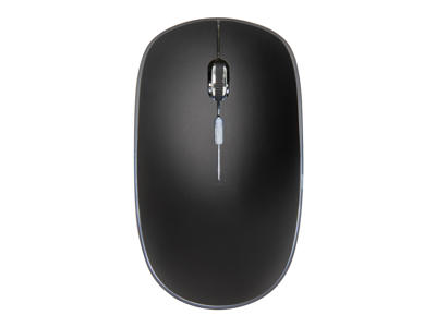 Lys Logo trådløs mus, sort