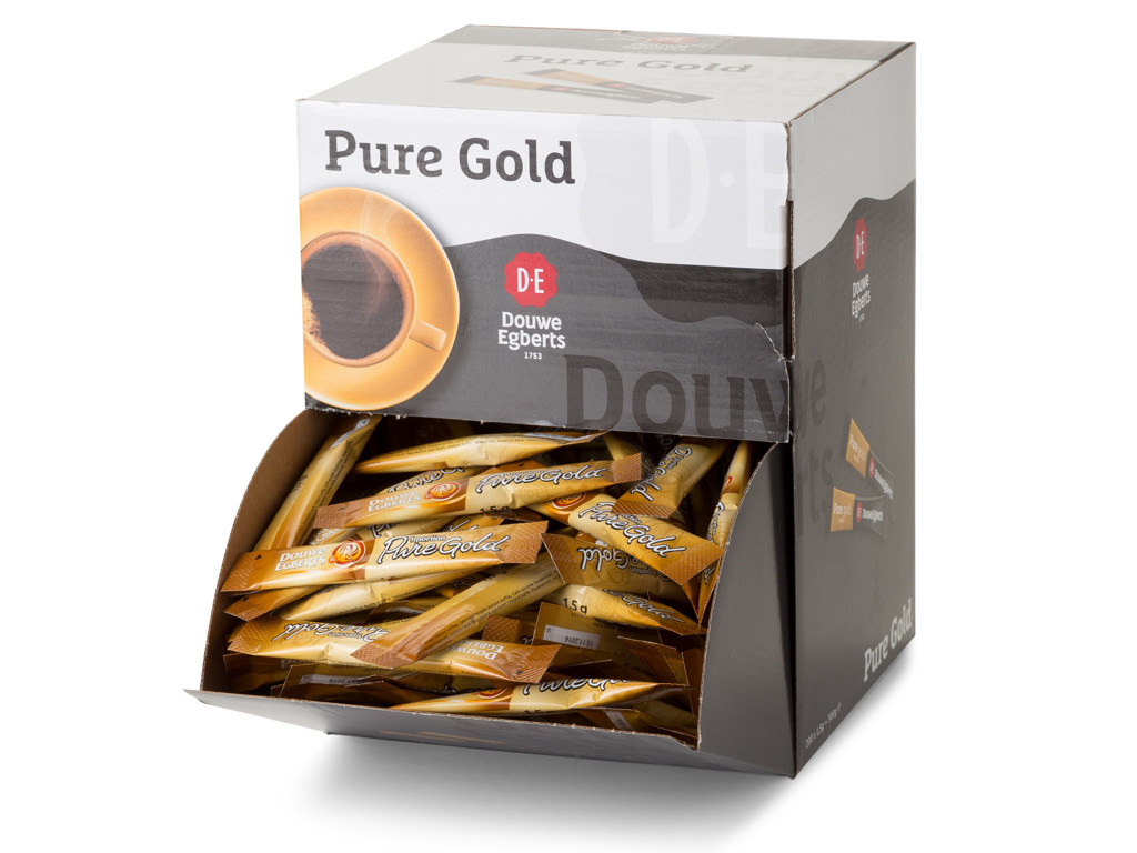DE kaffe | Pure Gold | Instant sticks | 200 x 1,5 g