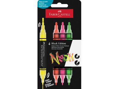 Marker Faber Castell Shake & Paint 4 ass.farver