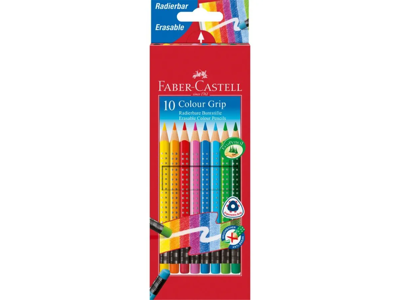 Farveblyant Faber Castell Grip 10 ass.