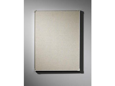 Opslagstavle Lintex Boarder 150,5x120,5 cm naturstof med aluramme