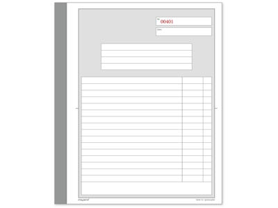 Triplikatbog 92 2204 60 148x200mm 3x50 blade