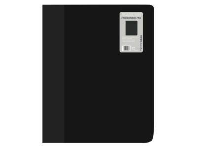 Demomappe A4 med 40 lommer sort PP