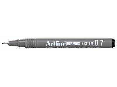 Drawingpen Artline EK-237 0,7 mm sort 