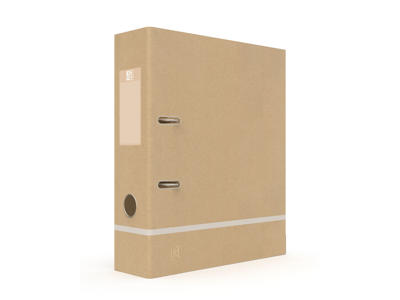 Brevordner Oxford Touareg A4 80mm
genbrugs karton nature