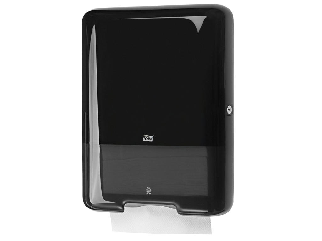 Dispenser Tork H3 553008 sort - Kræver Tork Dispenser aftale